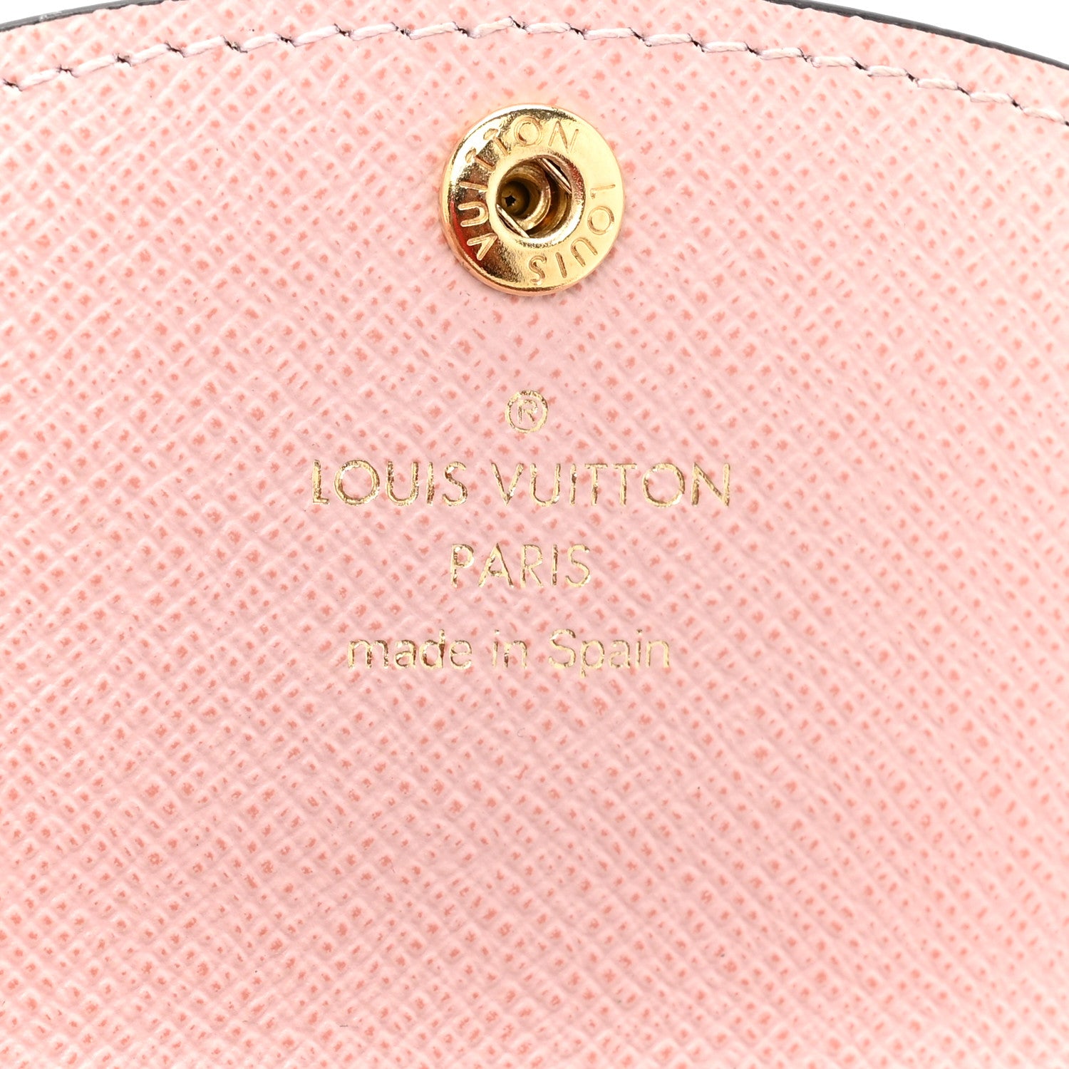 Louis Vuitton Damier Ebene Rosalie Coin Purse Rose Ballerine 7 of 10