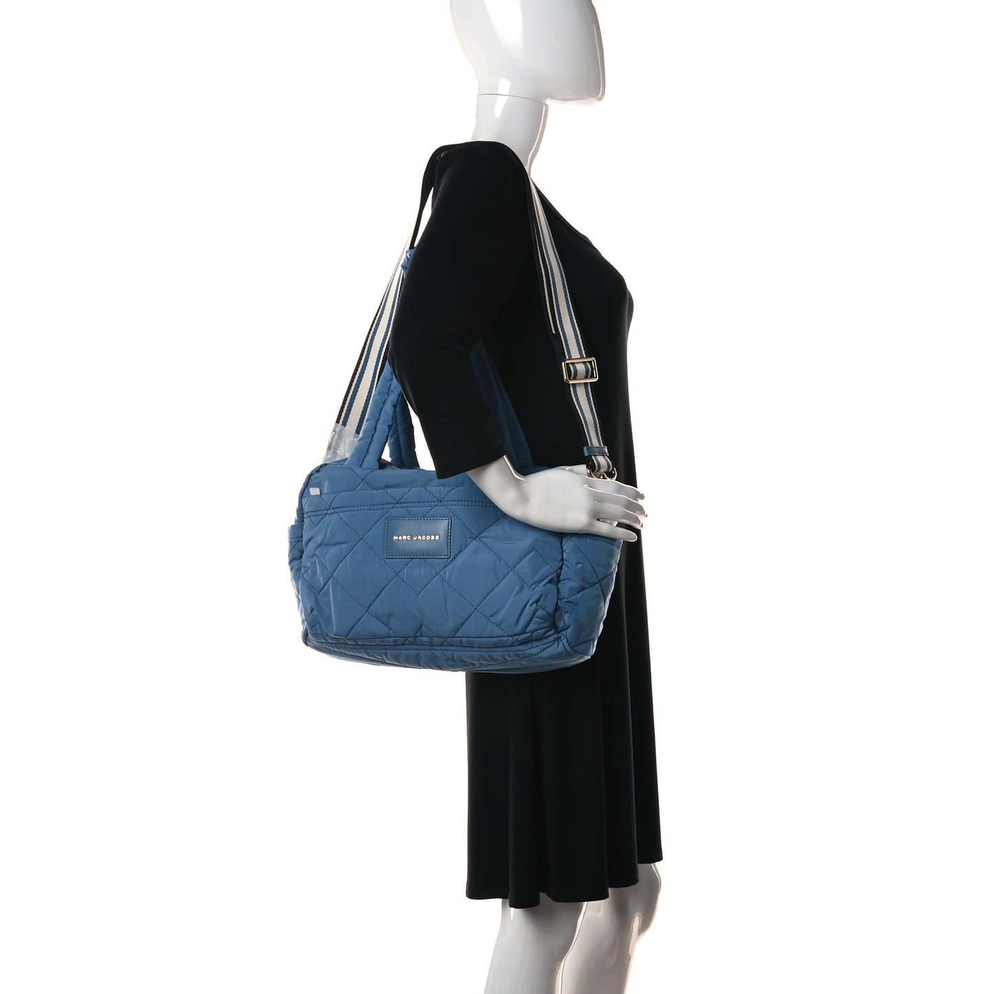 Nylon Quilted Small Weekender Bag Blue Heaven