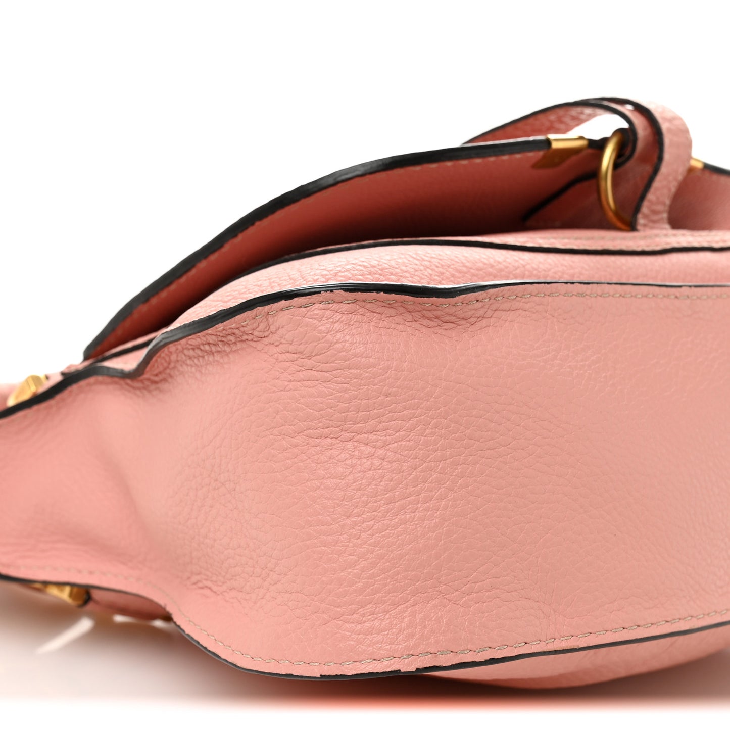 Calfskin Small Marcie Satchel Light Pink