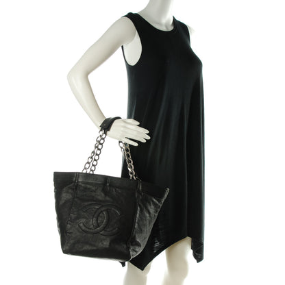 Chanel Distressed Caviar Outdoor Ligne Tote Black 2 of 6