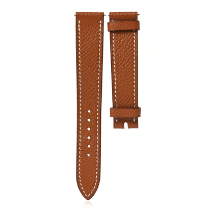 Hermes Epsom Heure H Hour Watch PM Strap Gold 1 of 6