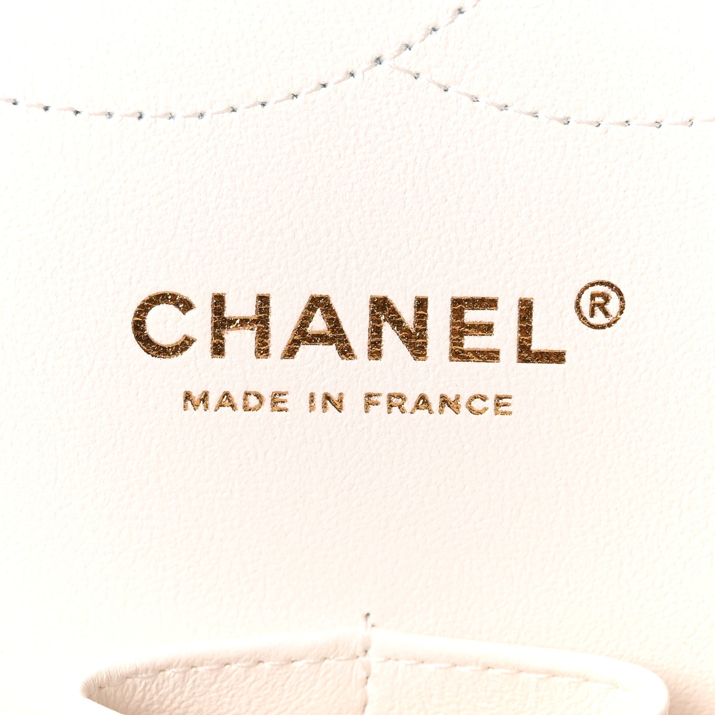 Caviar Quilted Jumbo Double Flap White