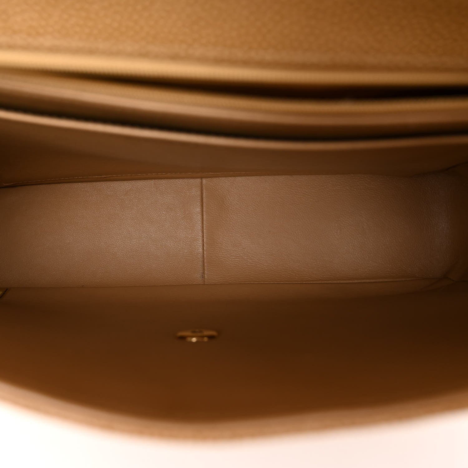 Chanel Caviar Quilted Jumbo Single Flap Beige 5 of 10