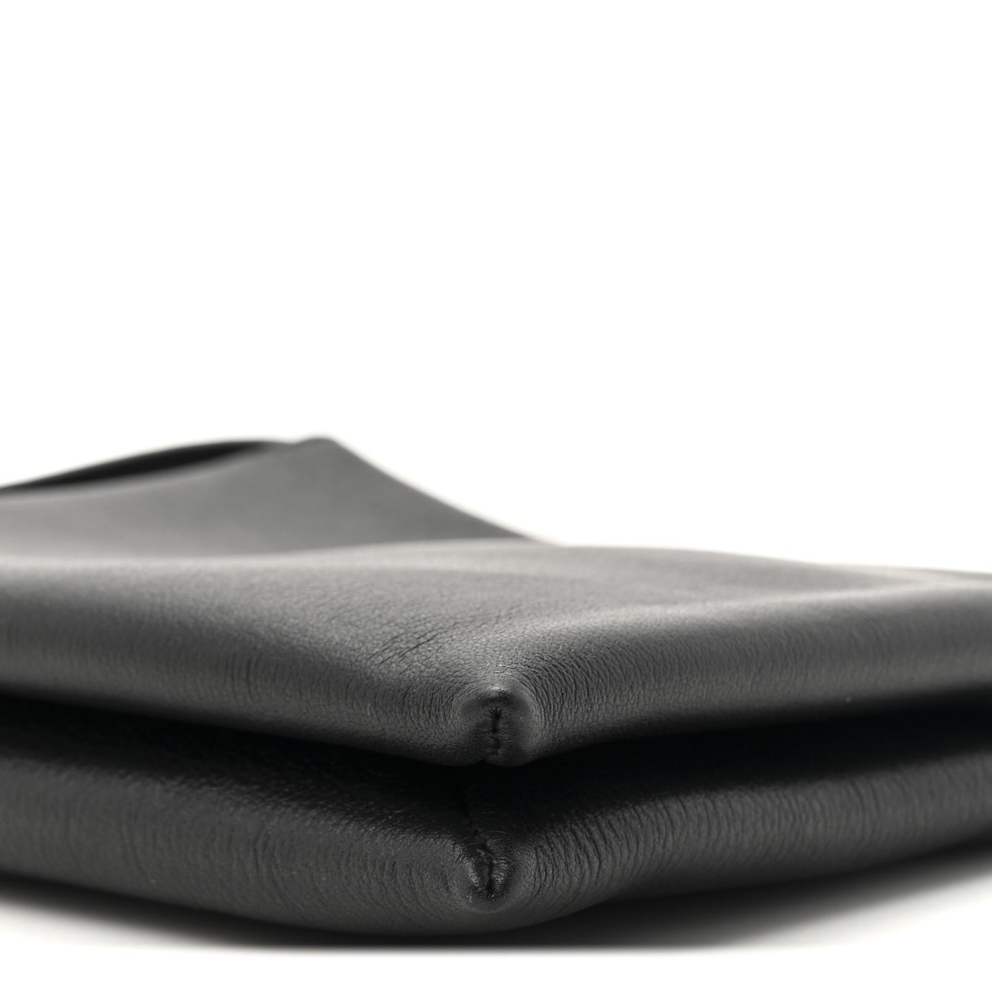 Matte Grained Calfskin Mini Nu Twin Bag Black