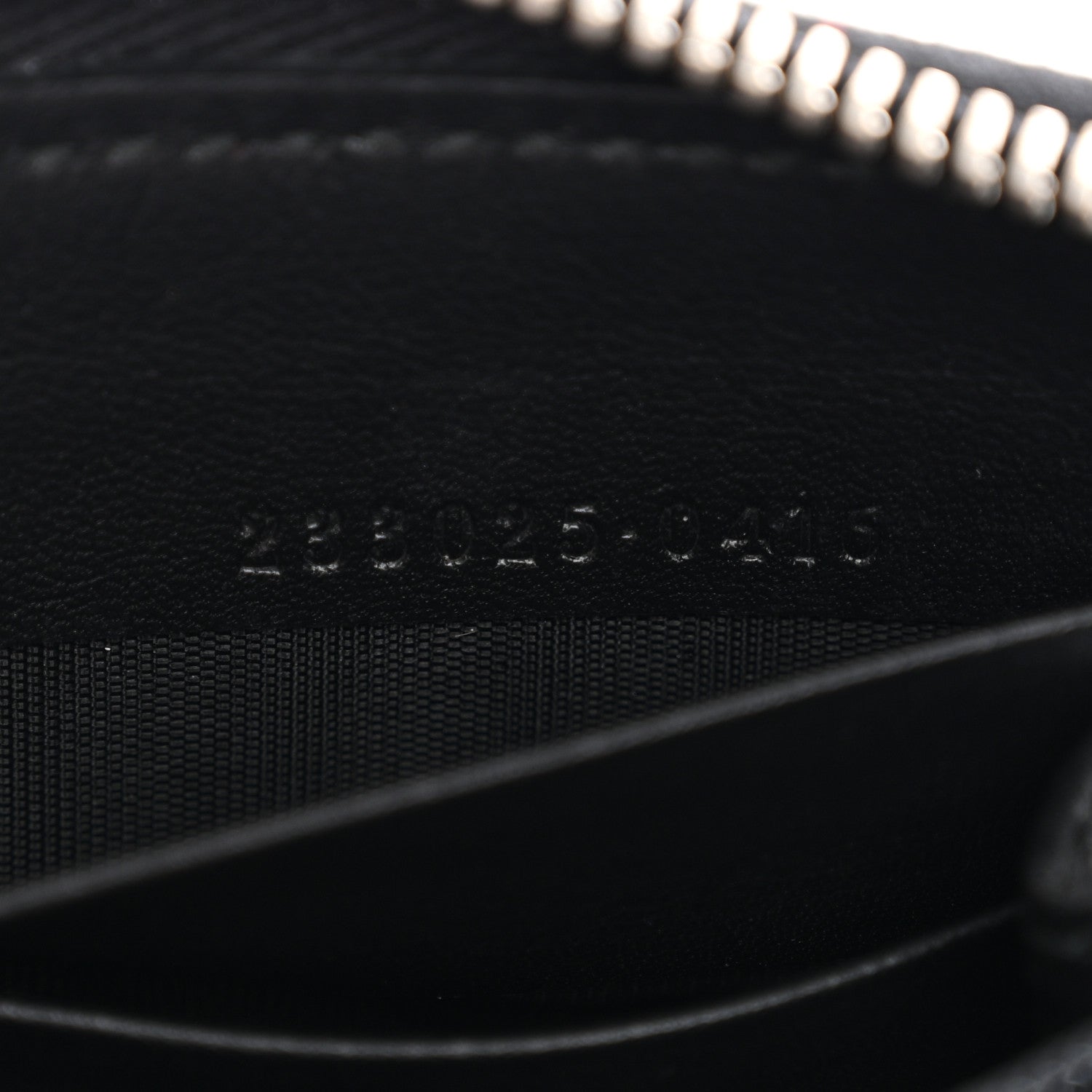 Gucci Guccissima Large Twins Zip Around Wallet Black 7 of 8