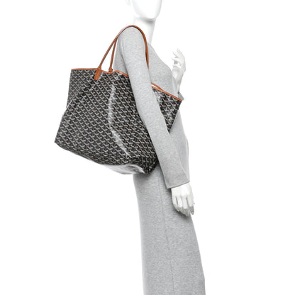 Goyard Goyardine Saint Louis GM Black Gold 2 of 11
