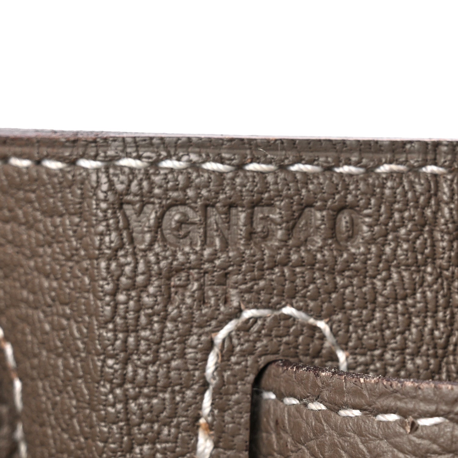Hermes Togo Kelly Retourne 28 Etoupe 7 of 11
