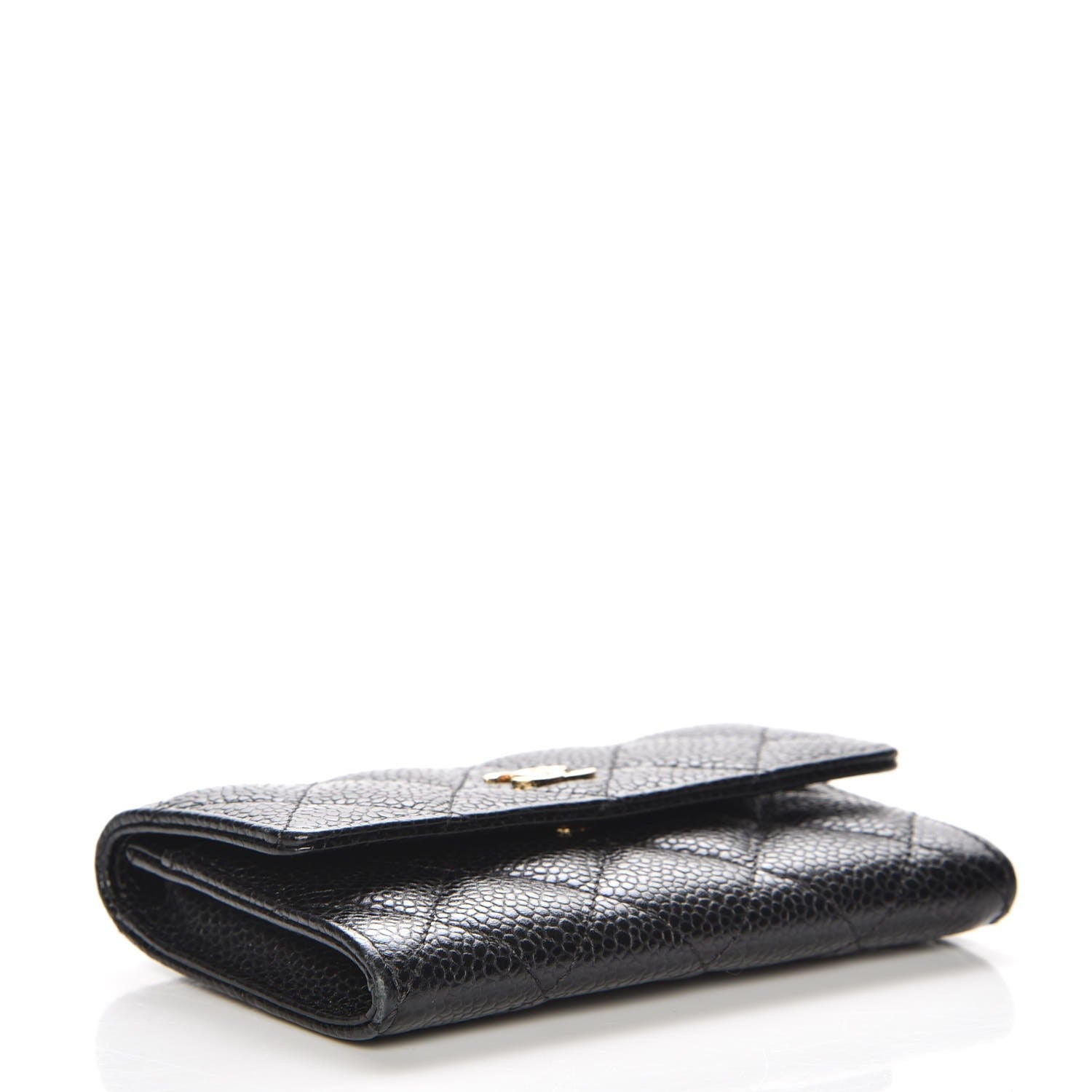 Chanel Caviar Quilted Flap Card Holder Black 4 of 9