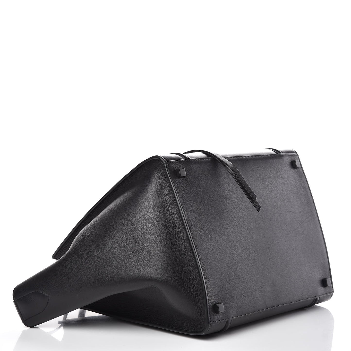 Supple Calfskin Medium Phantom Luggage Black