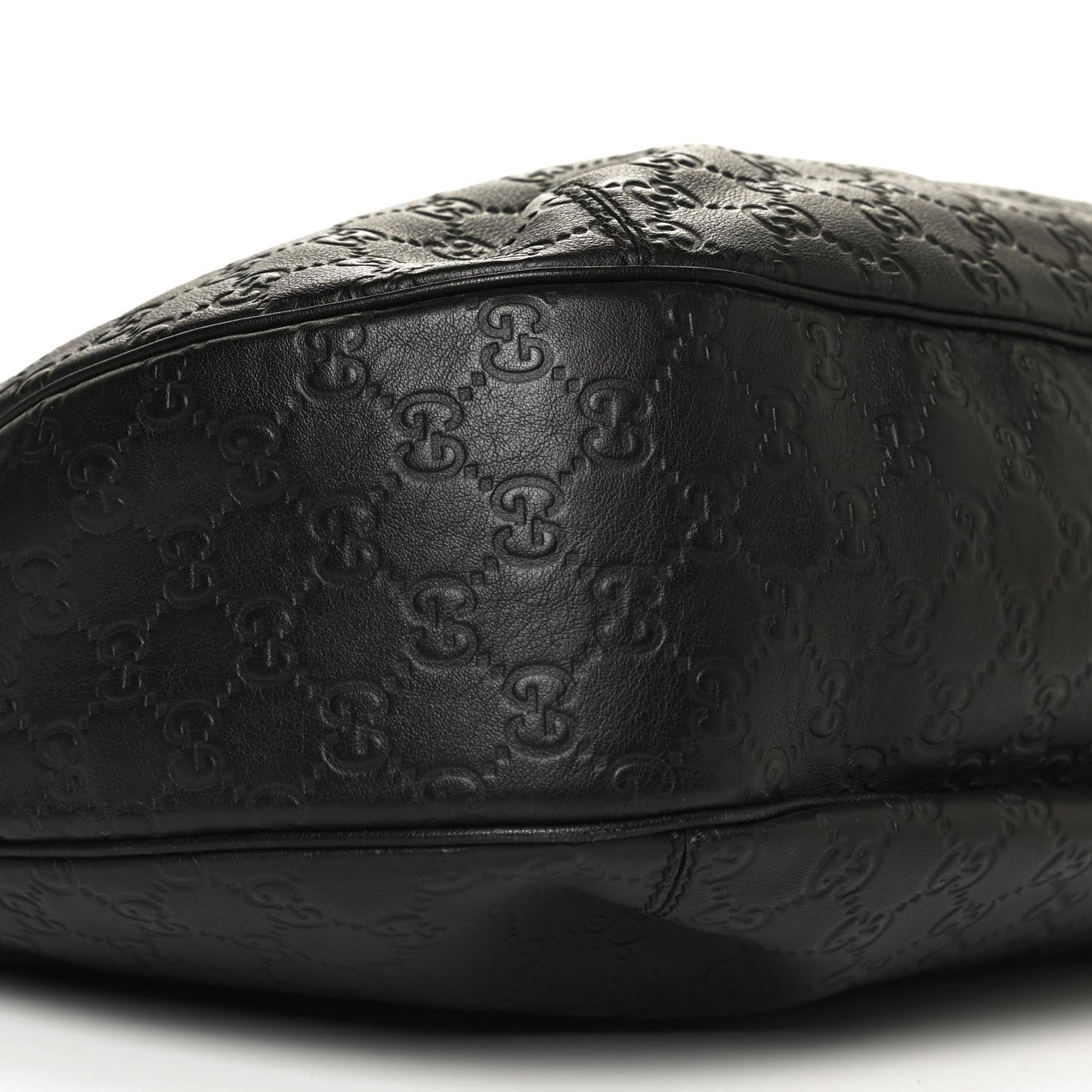 Guccissima Large New Ladies Web Hobo Black