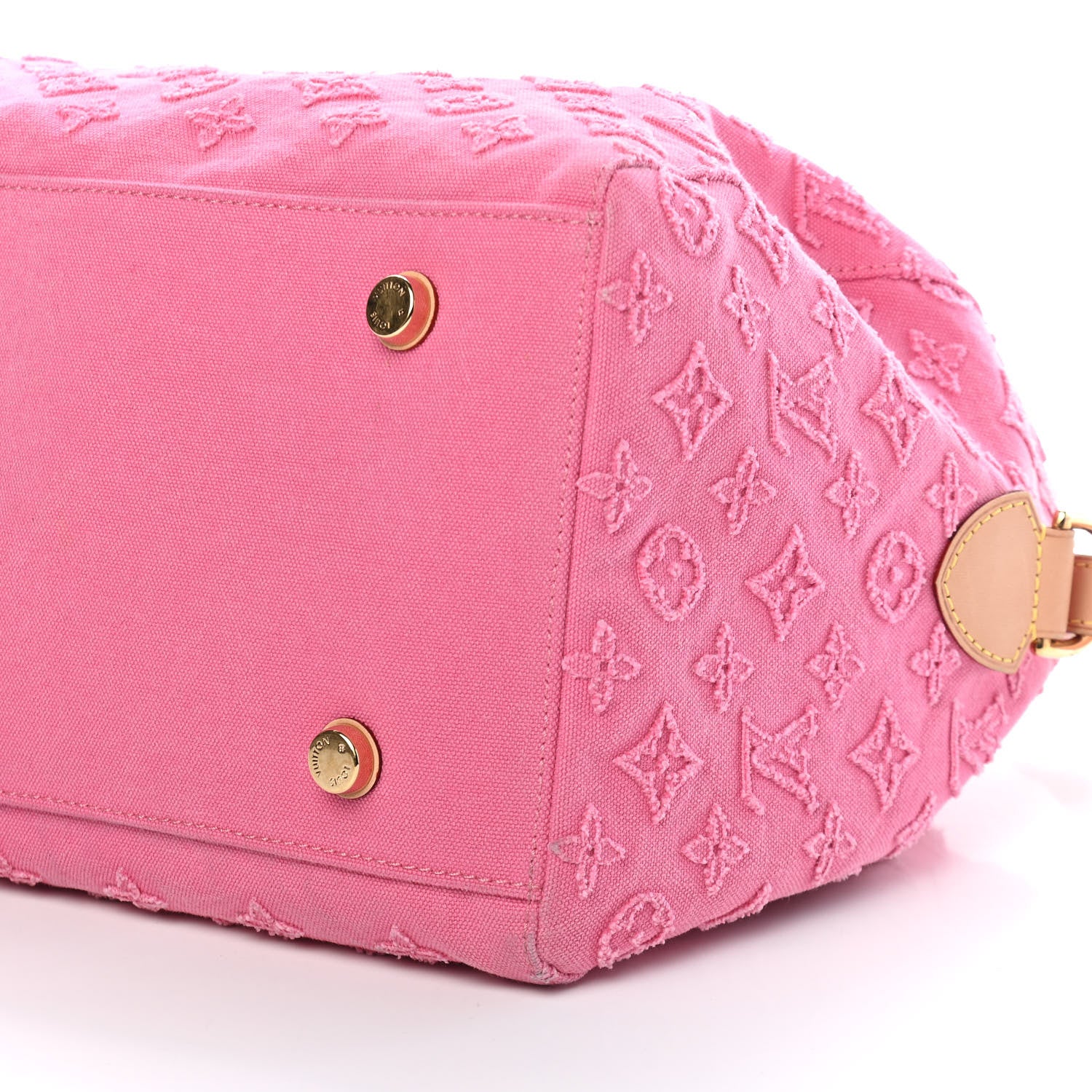 Louis Vuitton Denim Monogram Stone Speedy Bandouliere 35 Rose 8 of 8