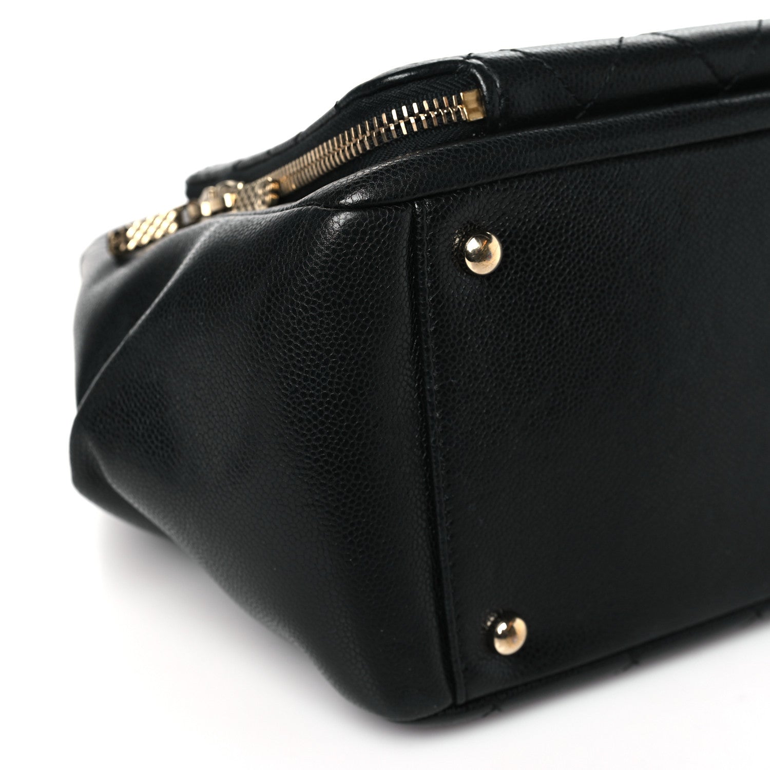 Chanel Caviar Quilted Small Business Affinity Shopping Bag Black 9 of 10