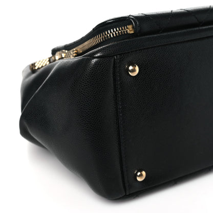 Chanel Caviar Quilted Small Business Affinity Shopping Bag Black 9 of 10