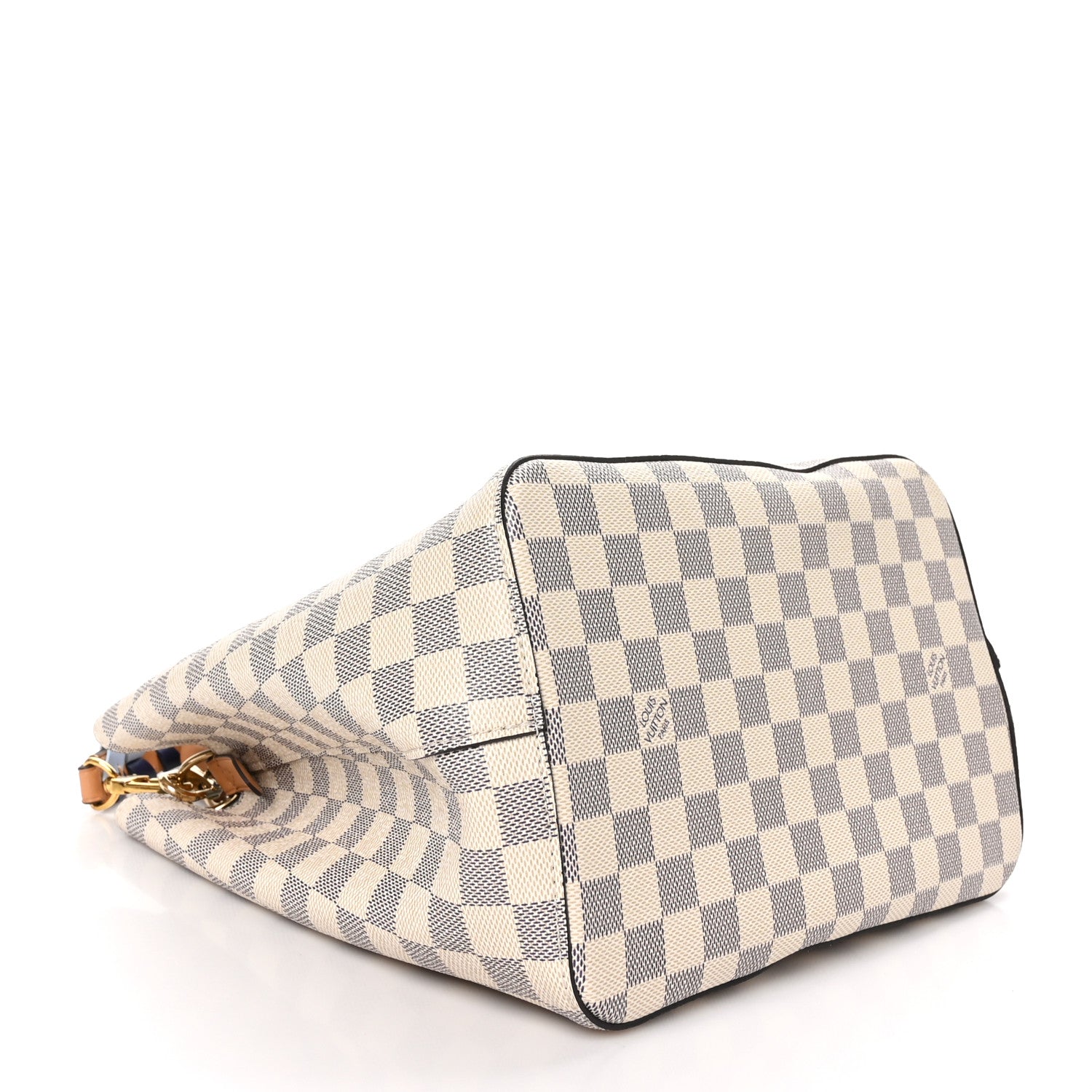 Louis Vuitton Damier Azur Braided Neonoe MM Blue 4 of 10