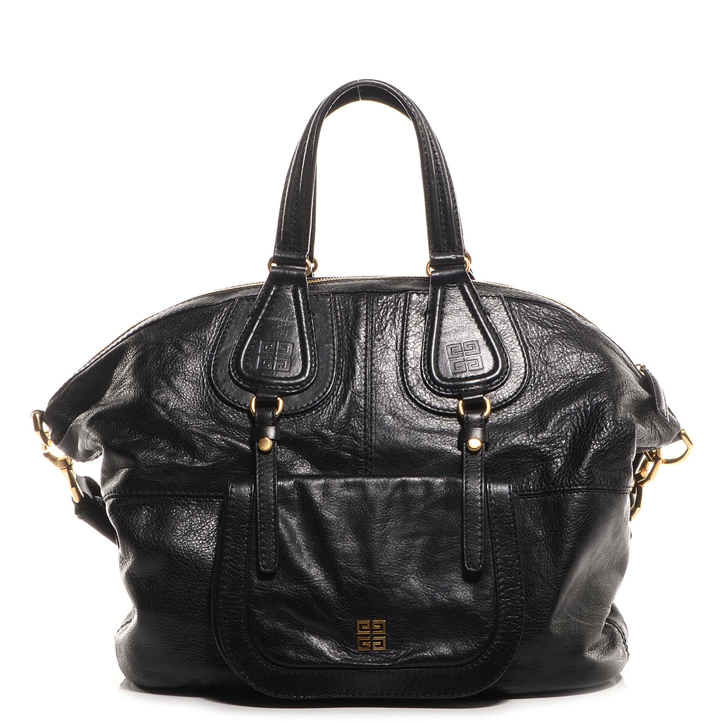 Leather Medium Pocket Nightingale Black