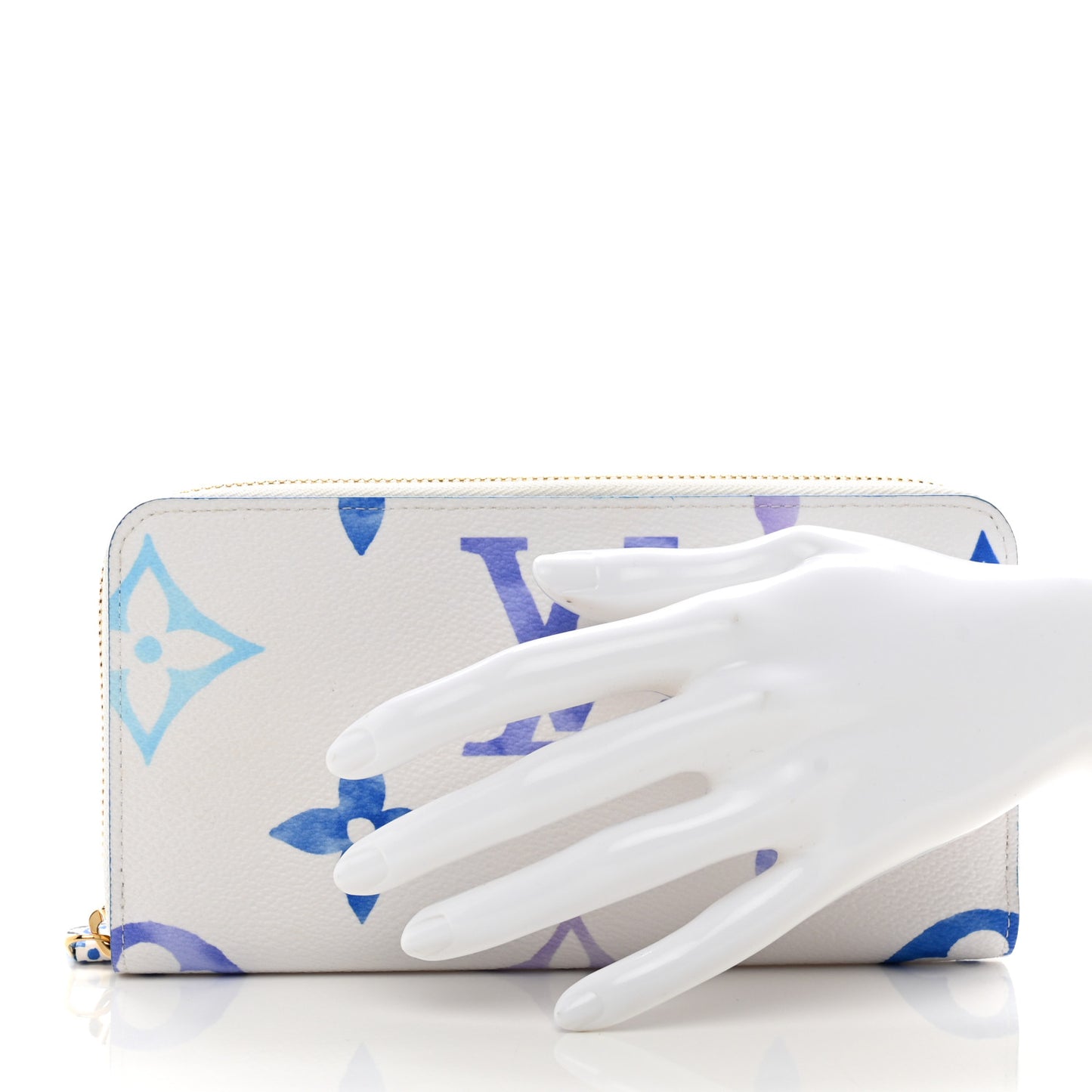 Monogram Giant By The Pool Zippy Wallet Resort Blue