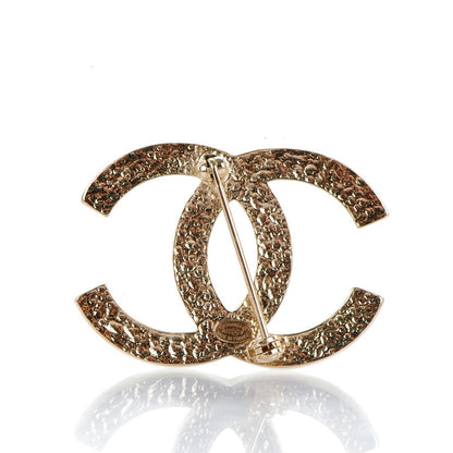 Chanel Pearl CC Brooch Pin Gold 3 of 5