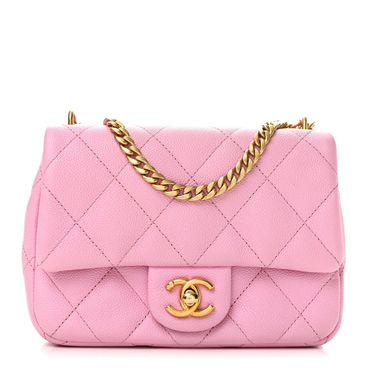 Chanel Caviar Quilted Mini Sweetheart Flap Lilac 1 of 14