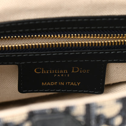 Christian Dior Oblique Saddle Bag Blue 6 of 10