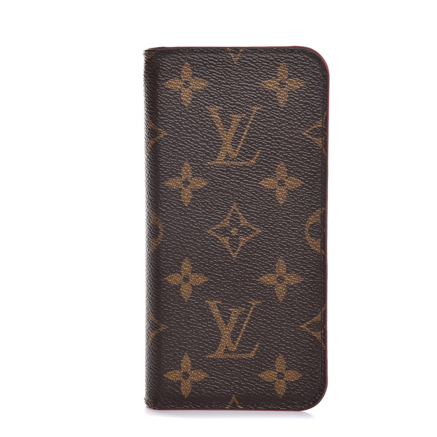 Louis Vuitton Monogram iPhone X Folio Case in Rose Pop 1 of 15