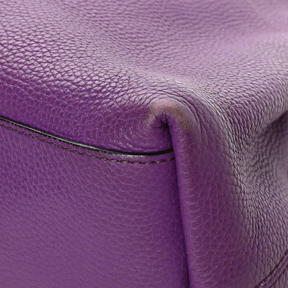 Gucci Pebbled Calfskin Medium Soho Chain Shoulder Bag Shine Purple 10 of 12