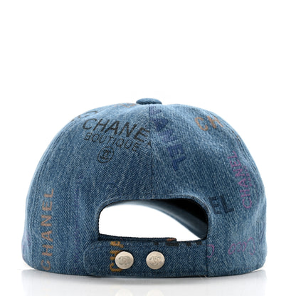 Chanel Denim Mood Cap Hat Blue 6 of 8