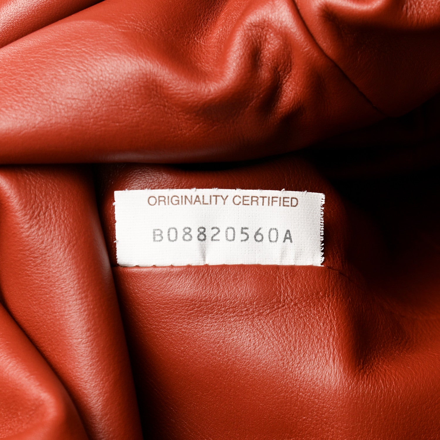 Bottega Veneta Smooth Butter Calf The Pouch Oversized Clutch Rust 8 of 11