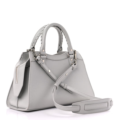 Balenciaga Grained Calfskin Neo Classic Silver Hardware S City Dove Grey 3 of 12