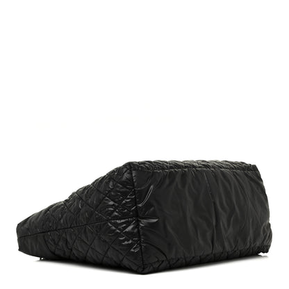 Chanel Nylon Quilted Large Coco Cocoon Tote Black 4 of 12