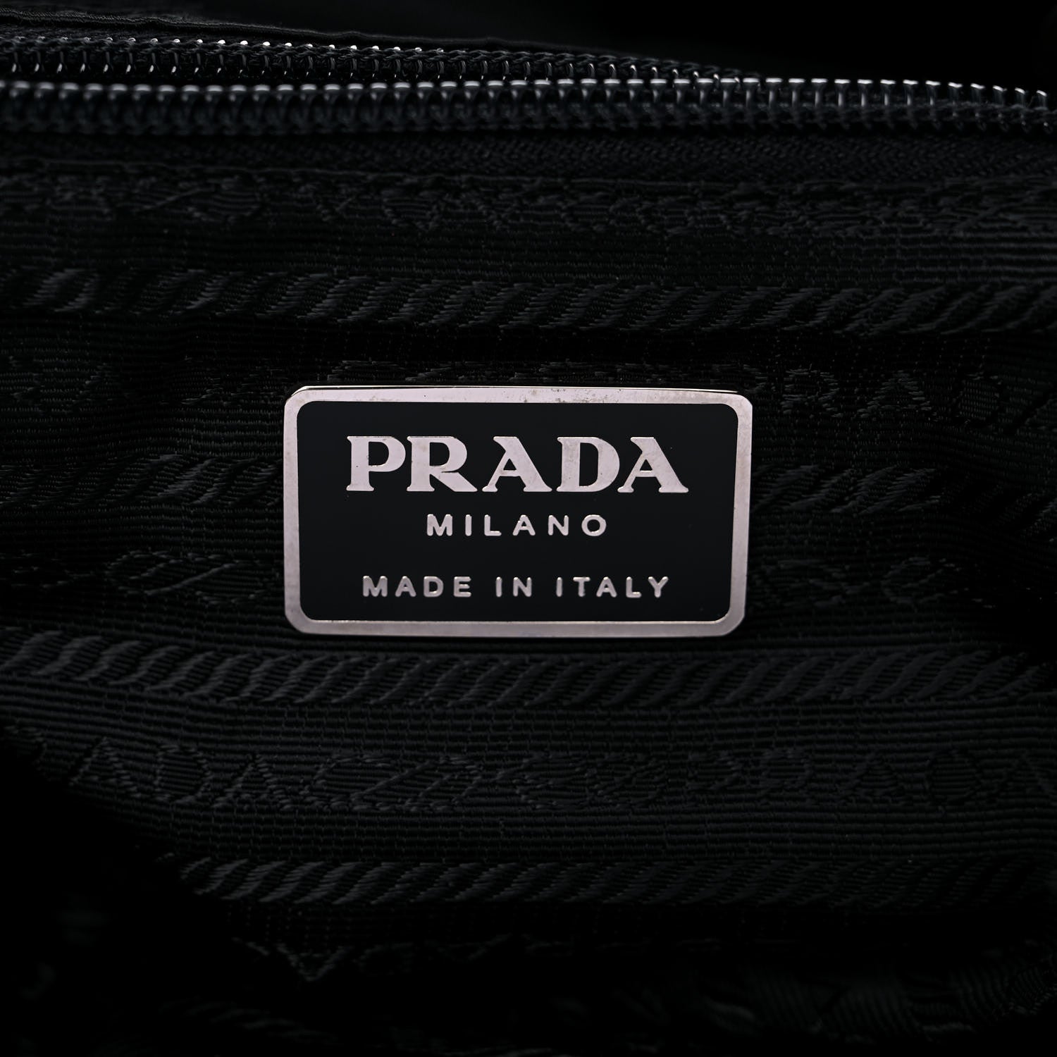 Prada Nylon Vela Medium Backpack Black 6 of 14