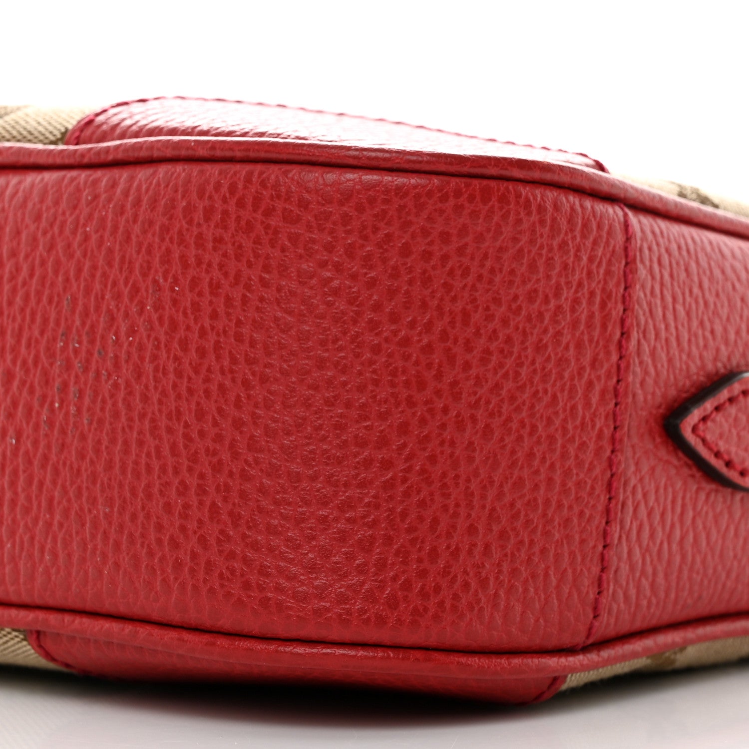 Gucci Monogram Mini Bree Messenger Bag Red 10 of 11