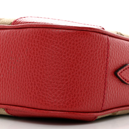 Gucci Monogram Mini Bree Messenger Bag Red 10 of 11