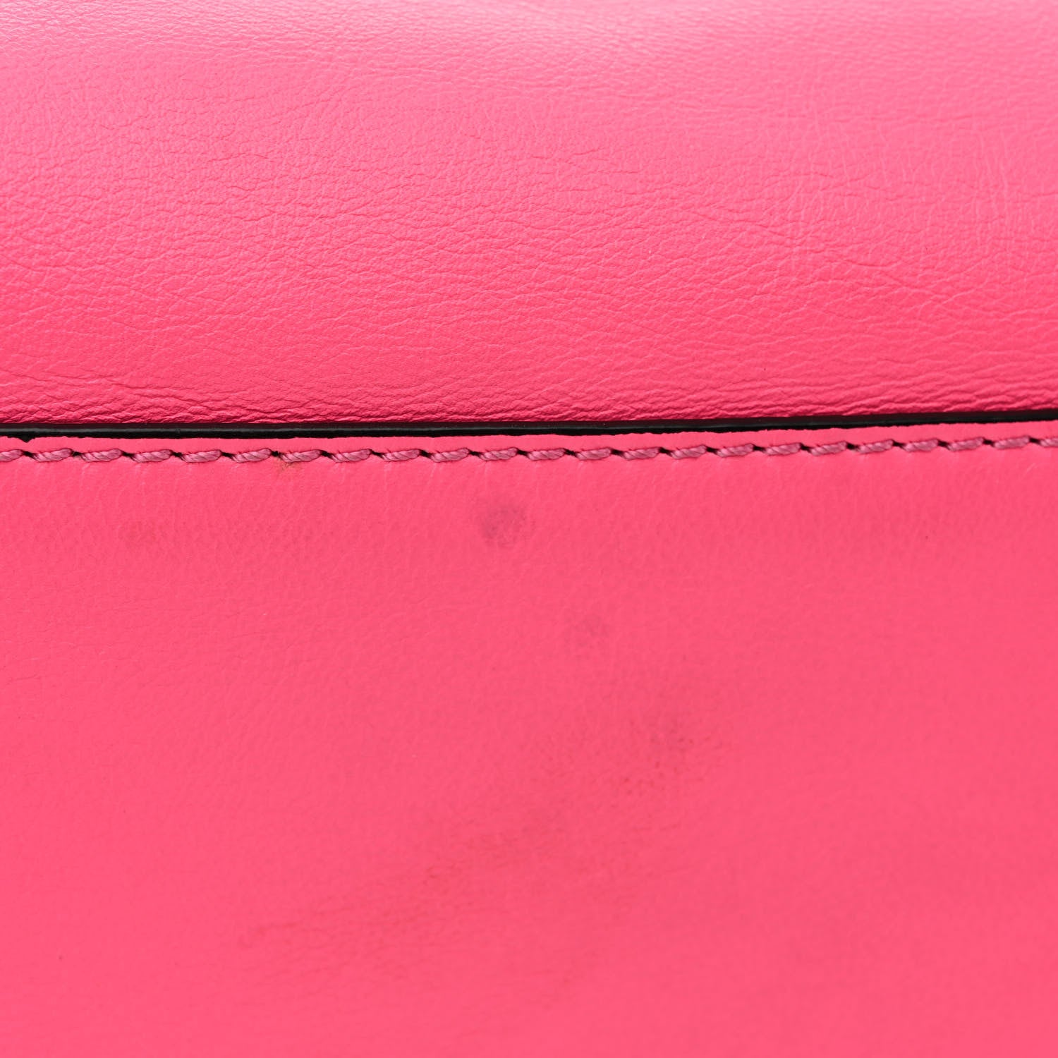 Valentino Garavani VALENTINO GARAVANI Vitello Rockstud Double Handle Tote Fuxia Fluo 19 of 21