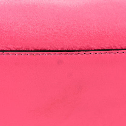 Valentino Garavani VALENTINO GARAVANI Vitello Rockstud Double Handle Tote Fuxia Fluo 19 of 21