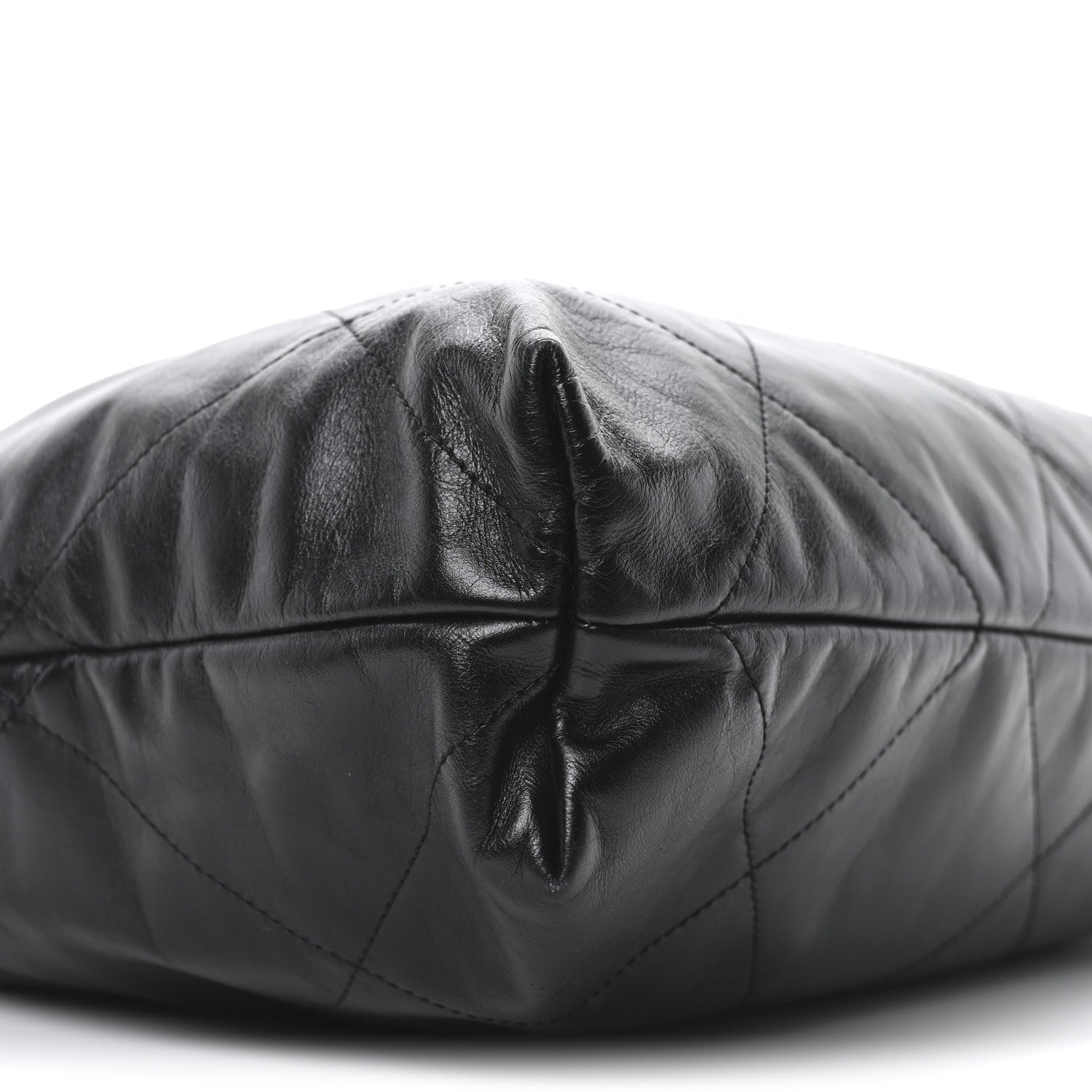 Chanel Shiny Calfskin Quilted Chanel 22 Black 10 of 11