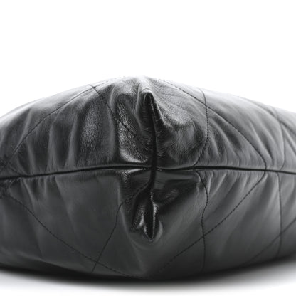 Chanel Shiny Calfskin Quilted Chanel 22 Black 10 of 11