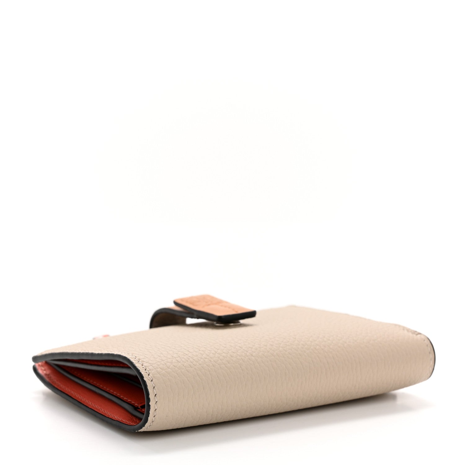 Loewe Grained Calfskin Compact Wallet Light Oat 4 of 7