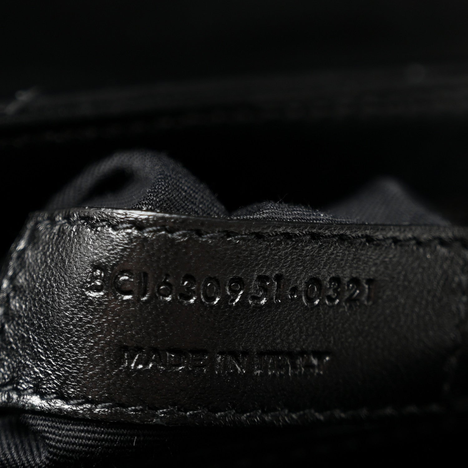 Saint Laurent Calfskin Y Quilted Monogram Monochrome Toy Loulou Crossbody Bag Black 6 of 11