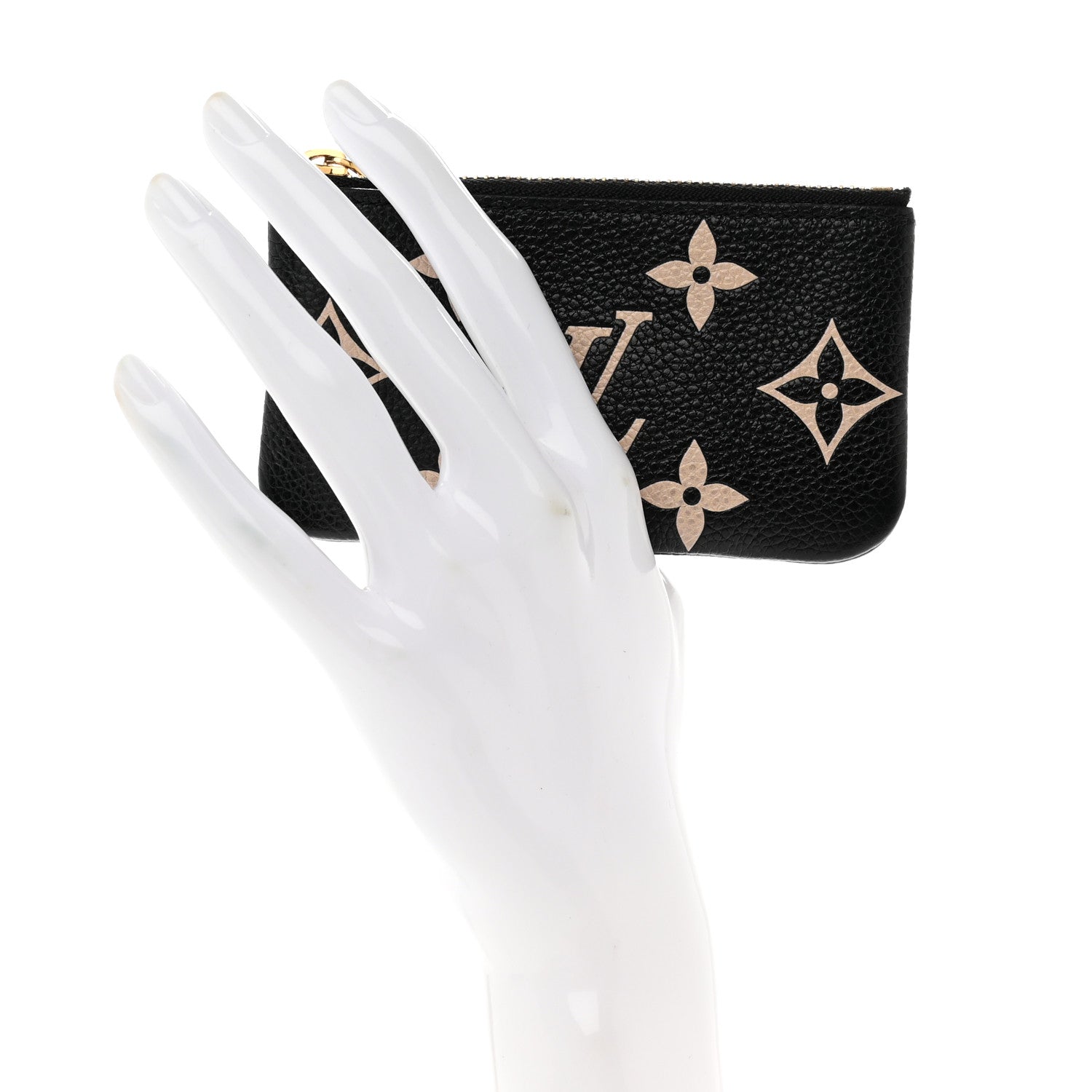 Louis Vuitton Empreinte Monogram Giant Key Pouch Black Beige 2 of 6
