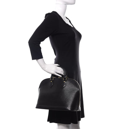 Louis Vuitton Epi Alma PM Black 2 of 11