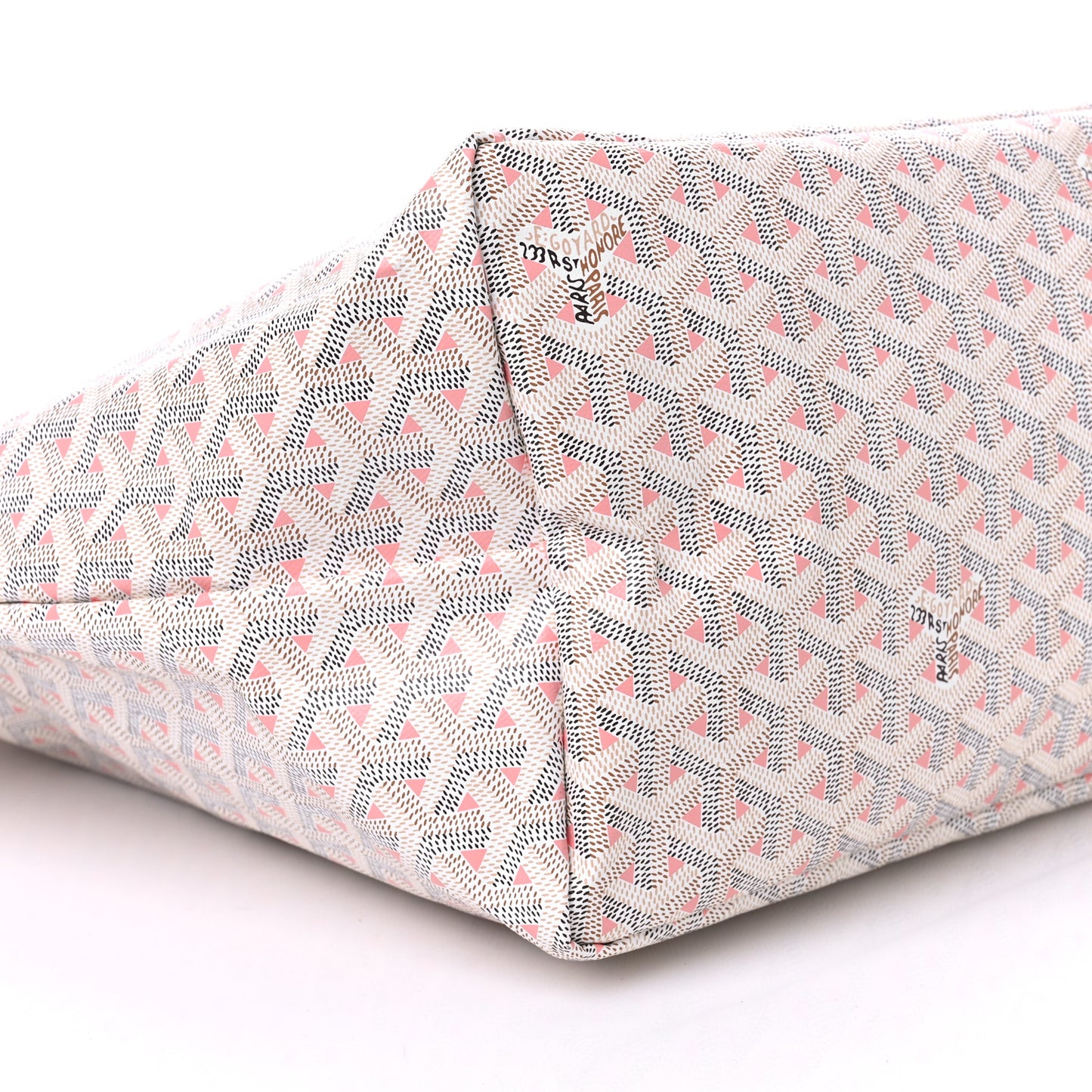 Goyardine Saint Louis Claire Voie GM White Pink