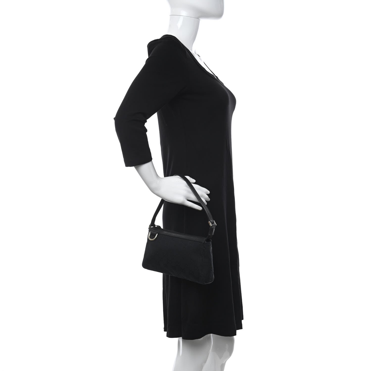 Gucci Monogram D Ring Cosmetic Case Black 2 of 10