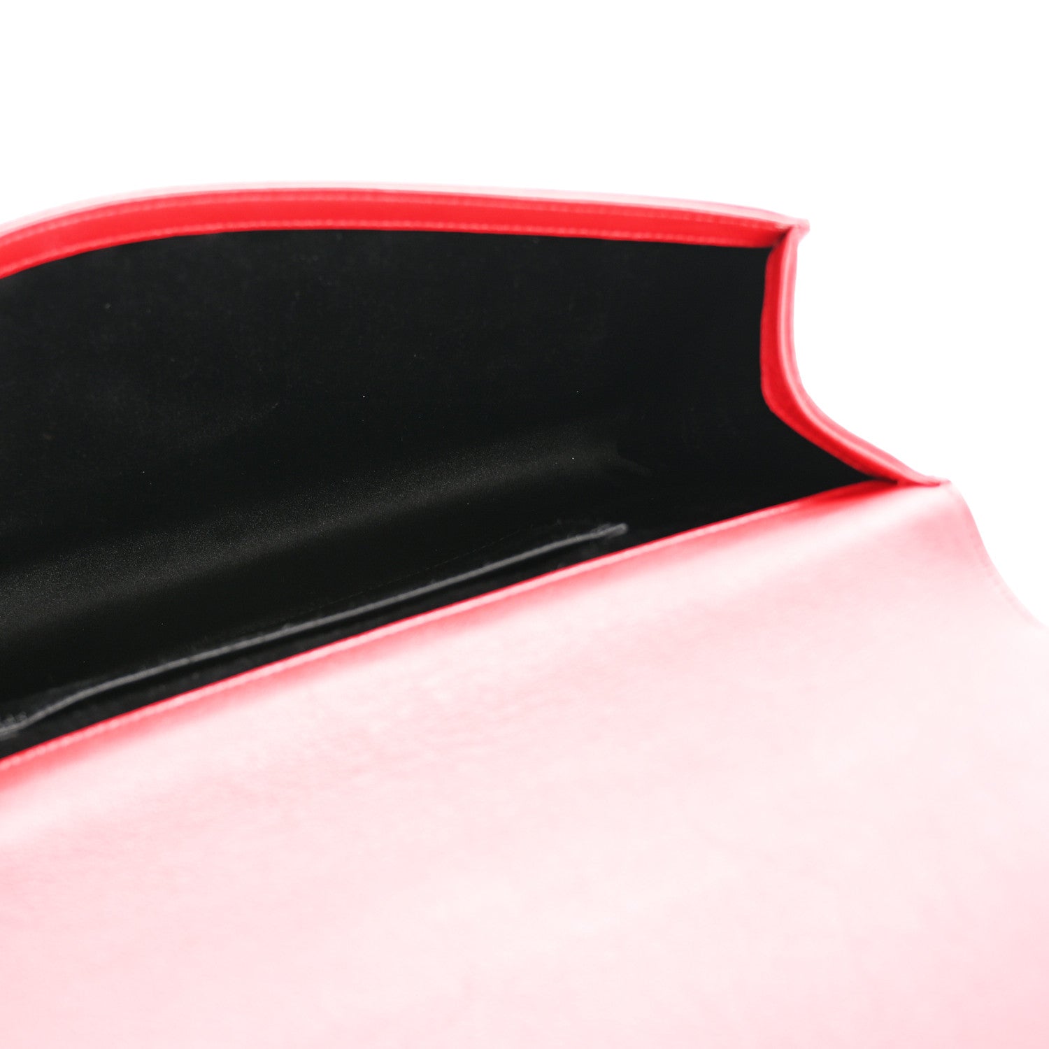 Saint Laurent Calfskin Monogram Large Belle De Jour Clutch Red 5 of 11