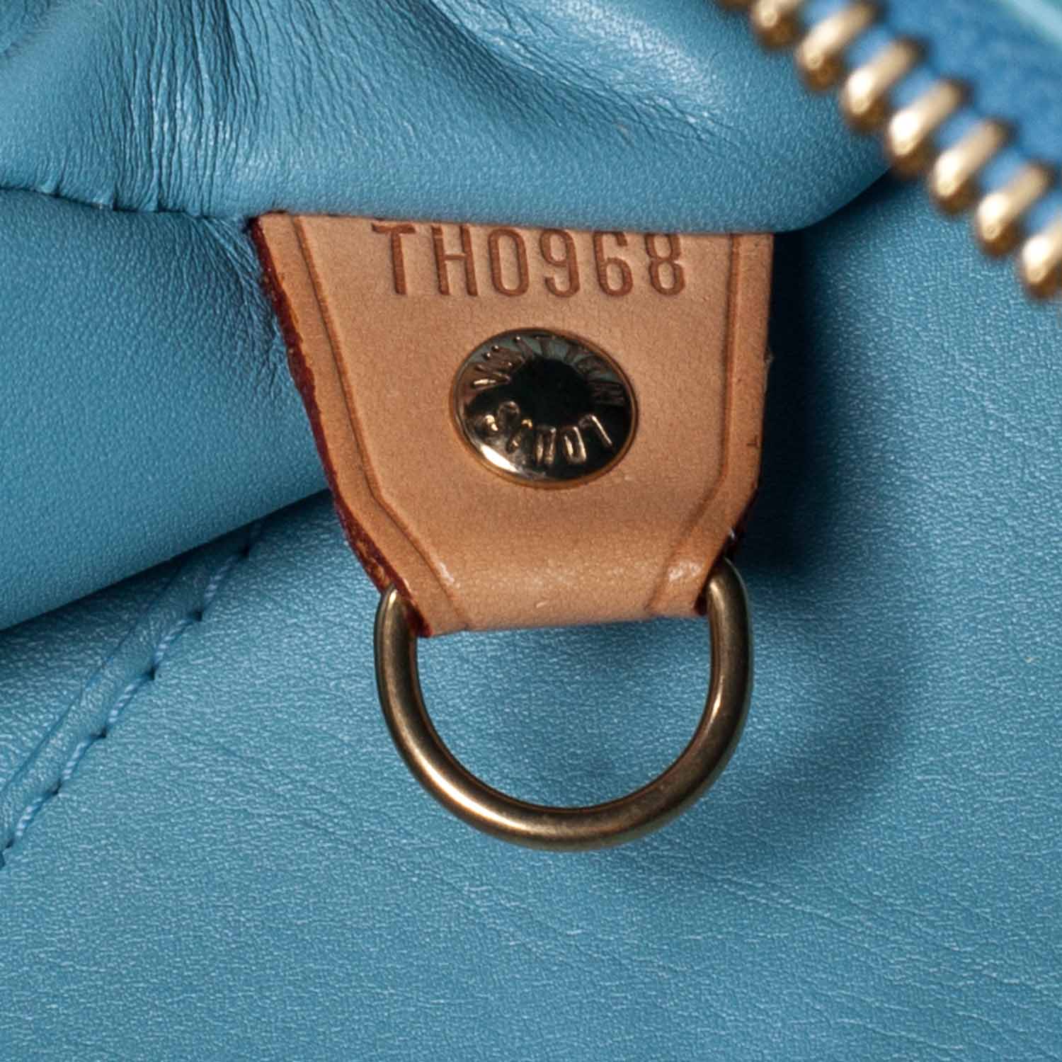 Louis Vuitton Vernis Houston Baby Blue 7 of 9