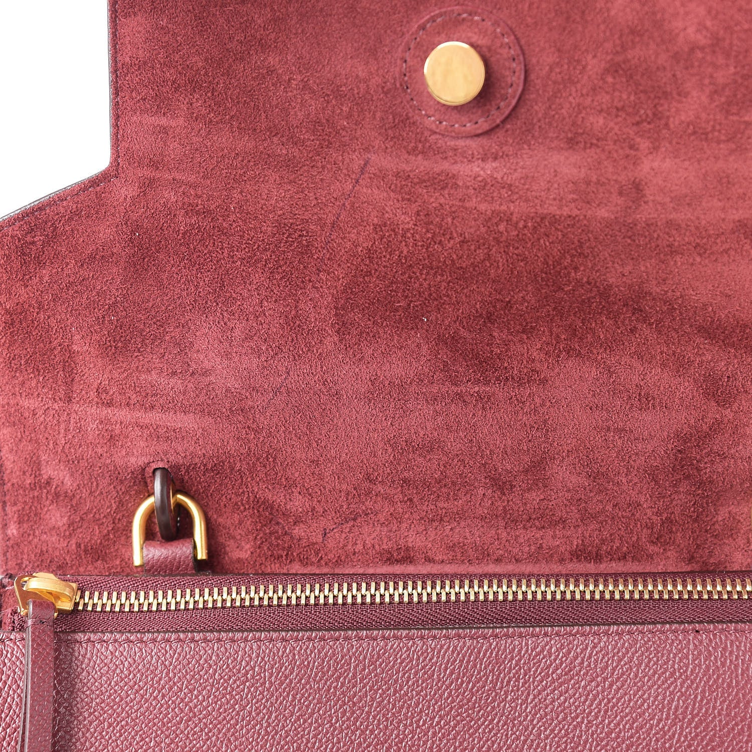 Celine Grained Calfskin Mini Belt Bag Light Burgundy 9 of 11