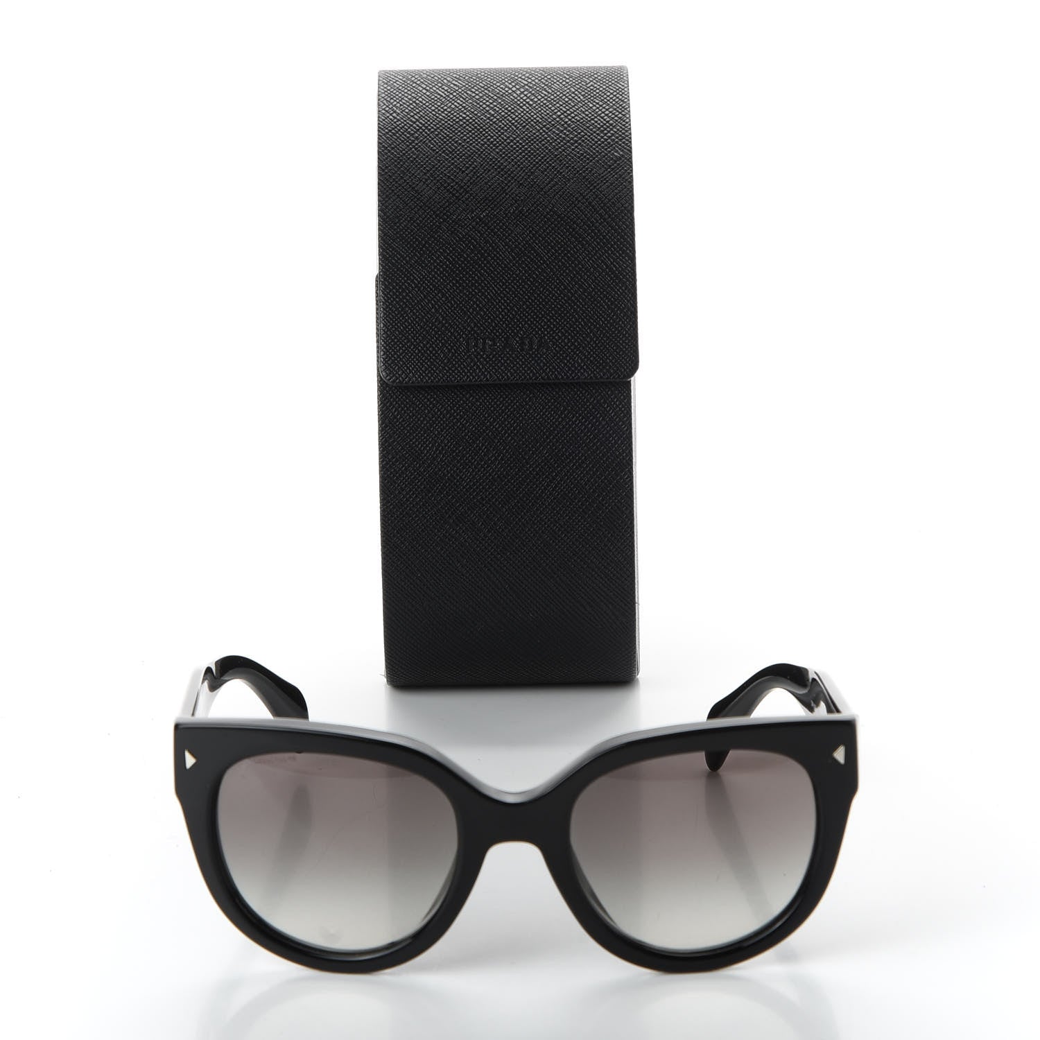 Prada Acetate Sunglasses SPR 17O Black 8 of 8