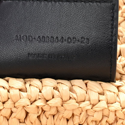 Saint Laurent Raffia Rive Gauche Tote Natural 7 of 11