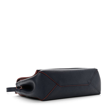 Louis Vuitton Calfskin Lockme II Chain Bag BB Marine Rouge 4 of 10