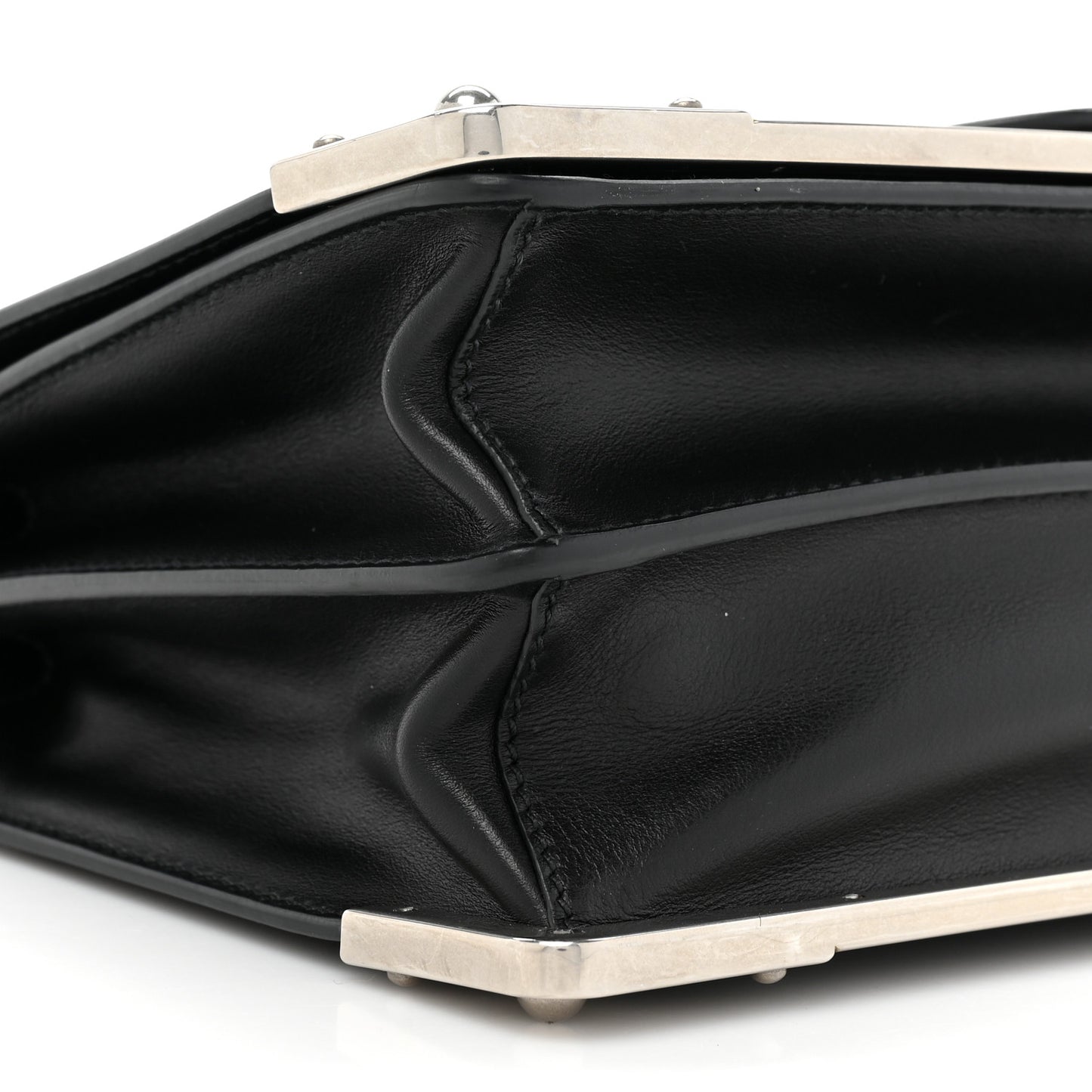 City Calf Saffiano Cahier Bag Black