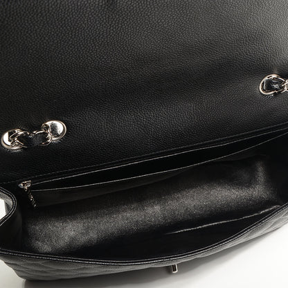 Chanel Caviar Jumbo Single Flap Black 8 of 8